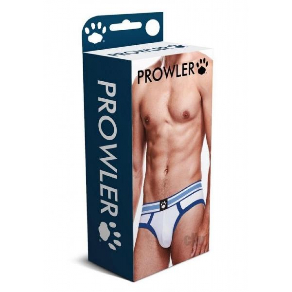 Prowler White/Blue Brief Large