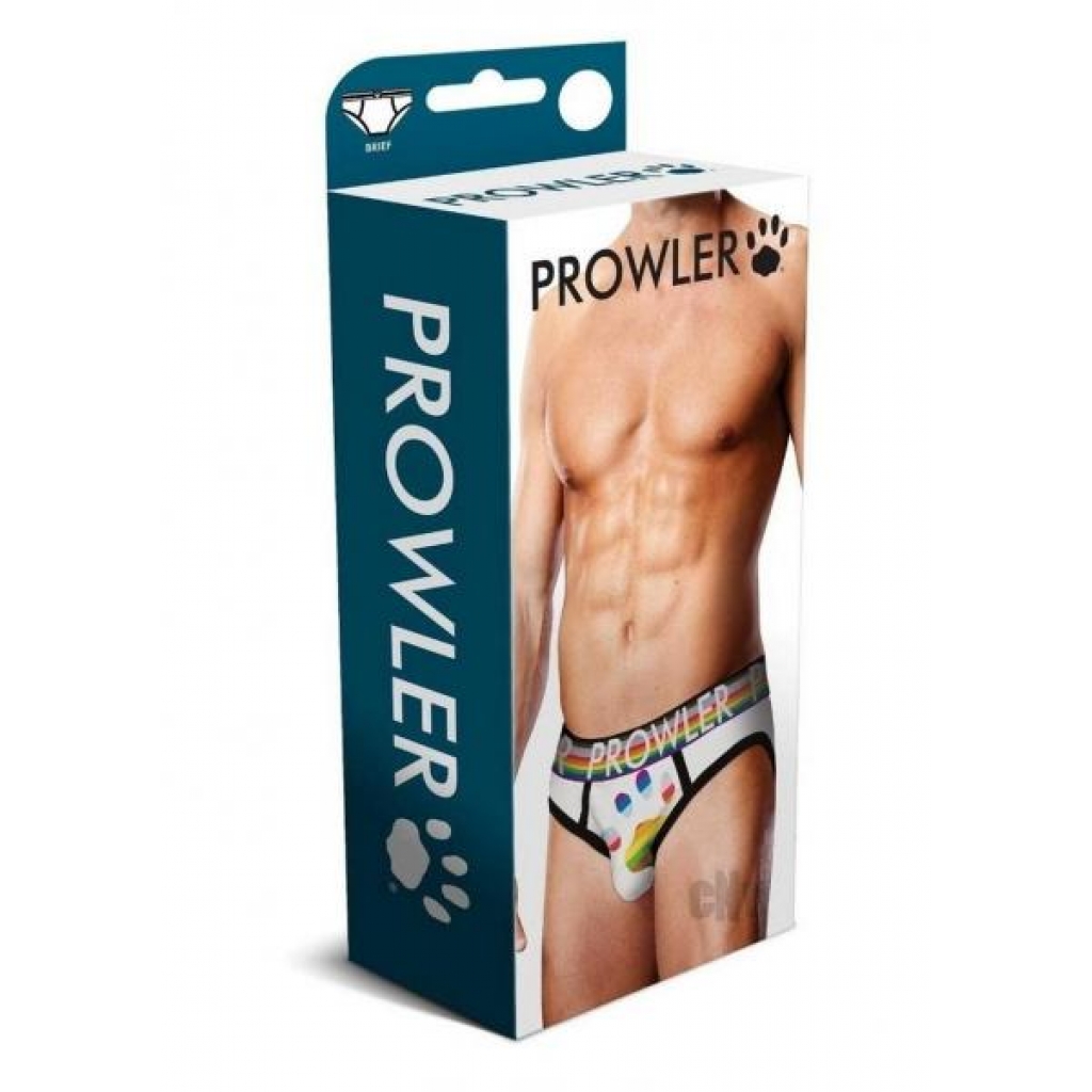 Prowler White Oversized Paw Brief SM