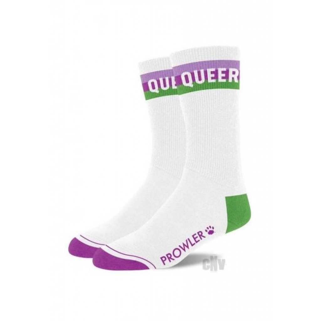 Prowler Queer Socks - White