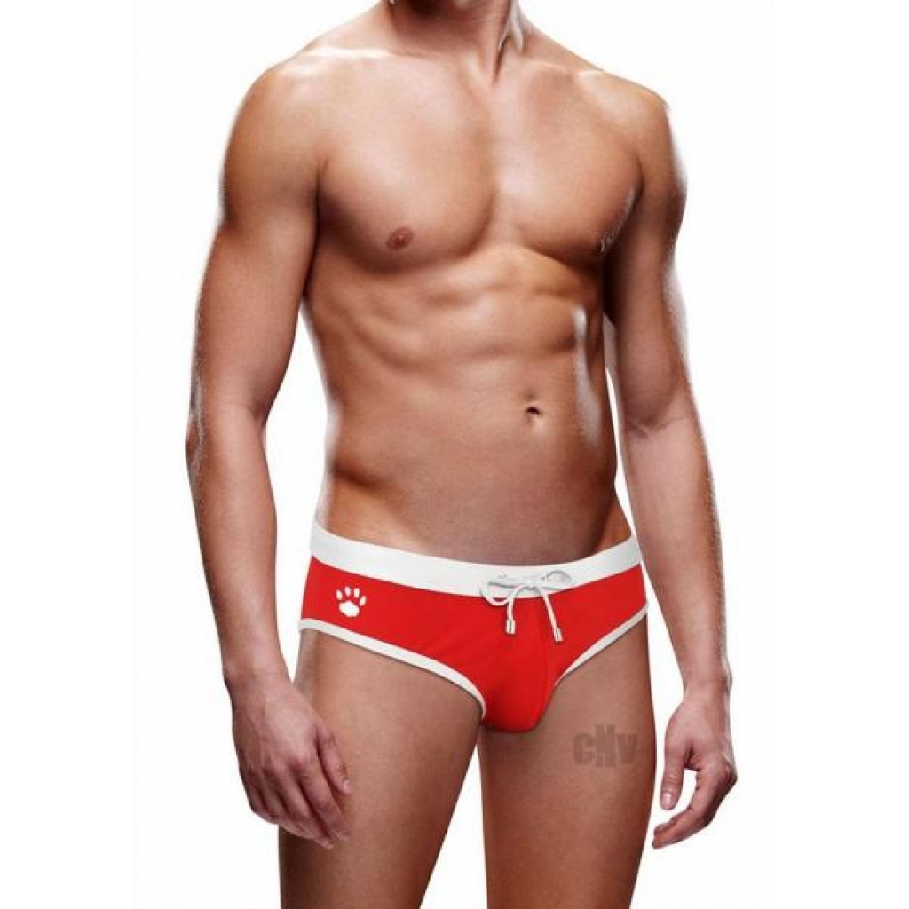 Prowler Swim Brief - Red - Medium