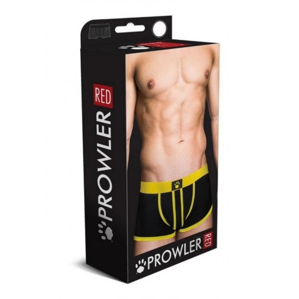 Prowler Red Ass-Less Trunk Yellow/Black - Small