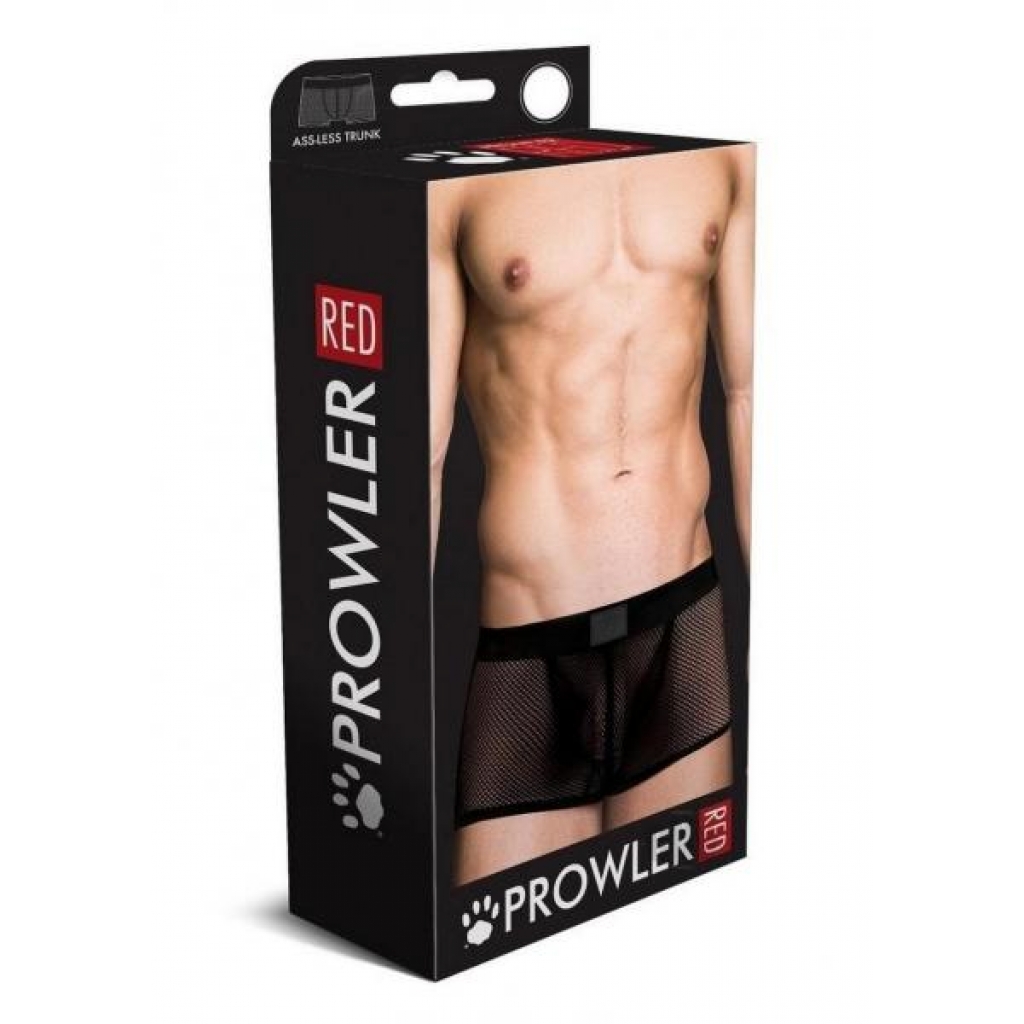 Prowler Red Fishnet Assless Trunk - Black Medium