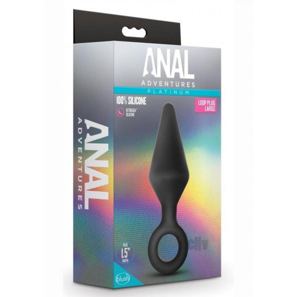 Anal Adventure Platinum Loop Plug - Large