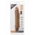 Dr. Skin Vibe #10 Mocha Brown Realistic Penis