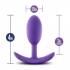 Luxe Wearable Vibra Slim Plug - Medium Purple