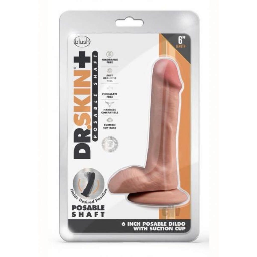 Dr Skin Plus Poseable Dildo - 6