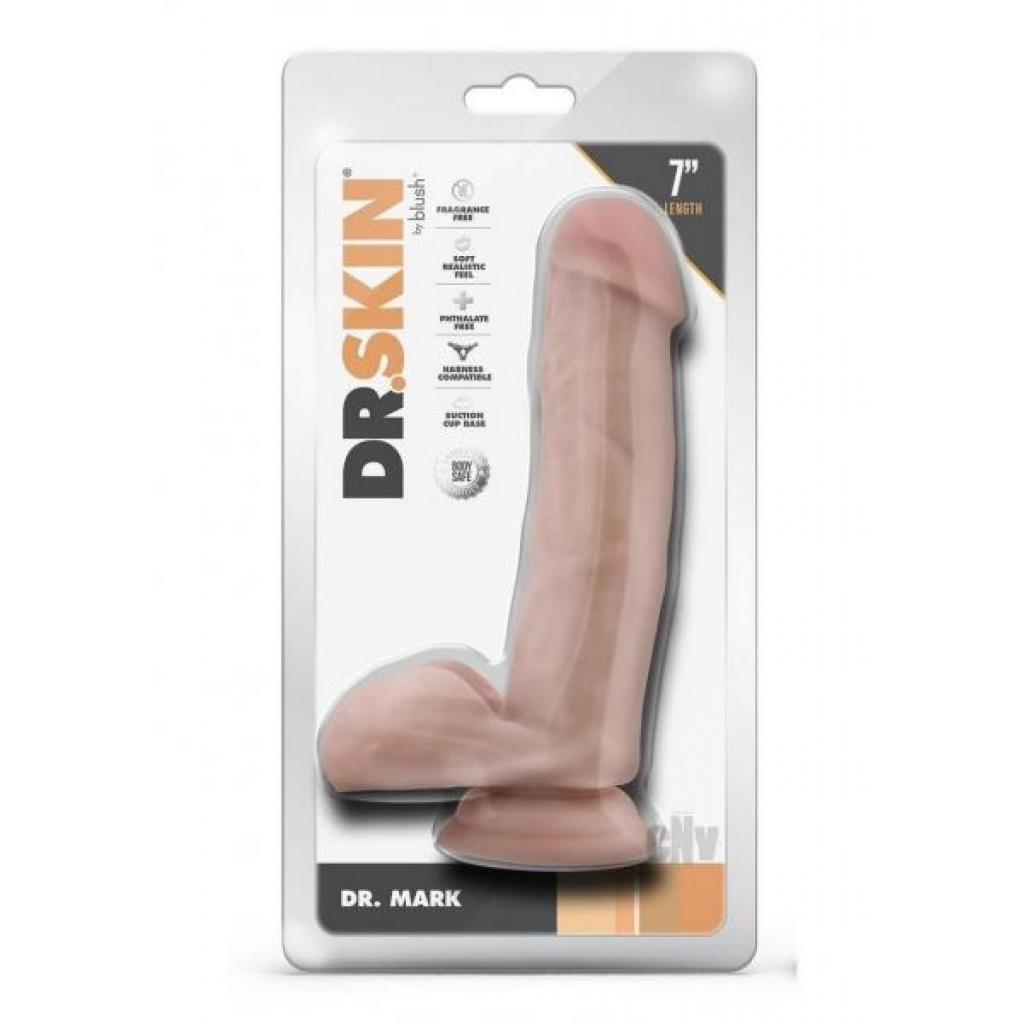 Dr. Skin Mr. Mark 7 Dildo - Beige