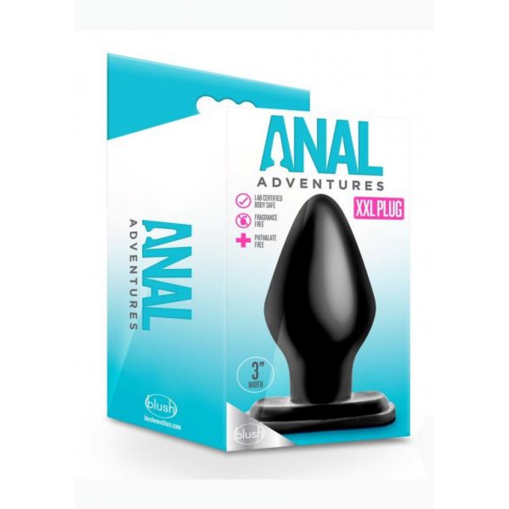 Anal Adventures XL Plug - Black