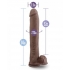 Au Naturel Daddy 14 Inches Dildo with Suction Cup - Brown