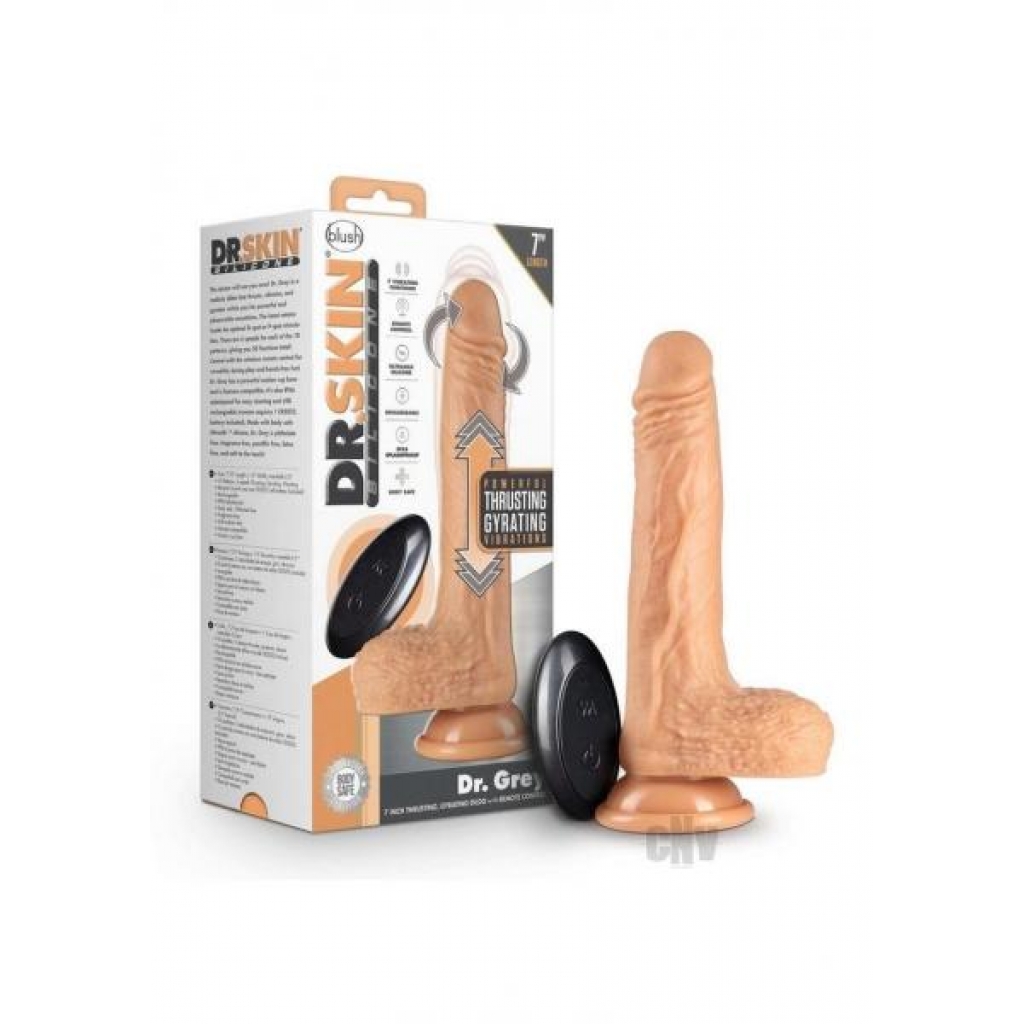 Dr Skin Silicone Dildo - Dr Grey Thrust