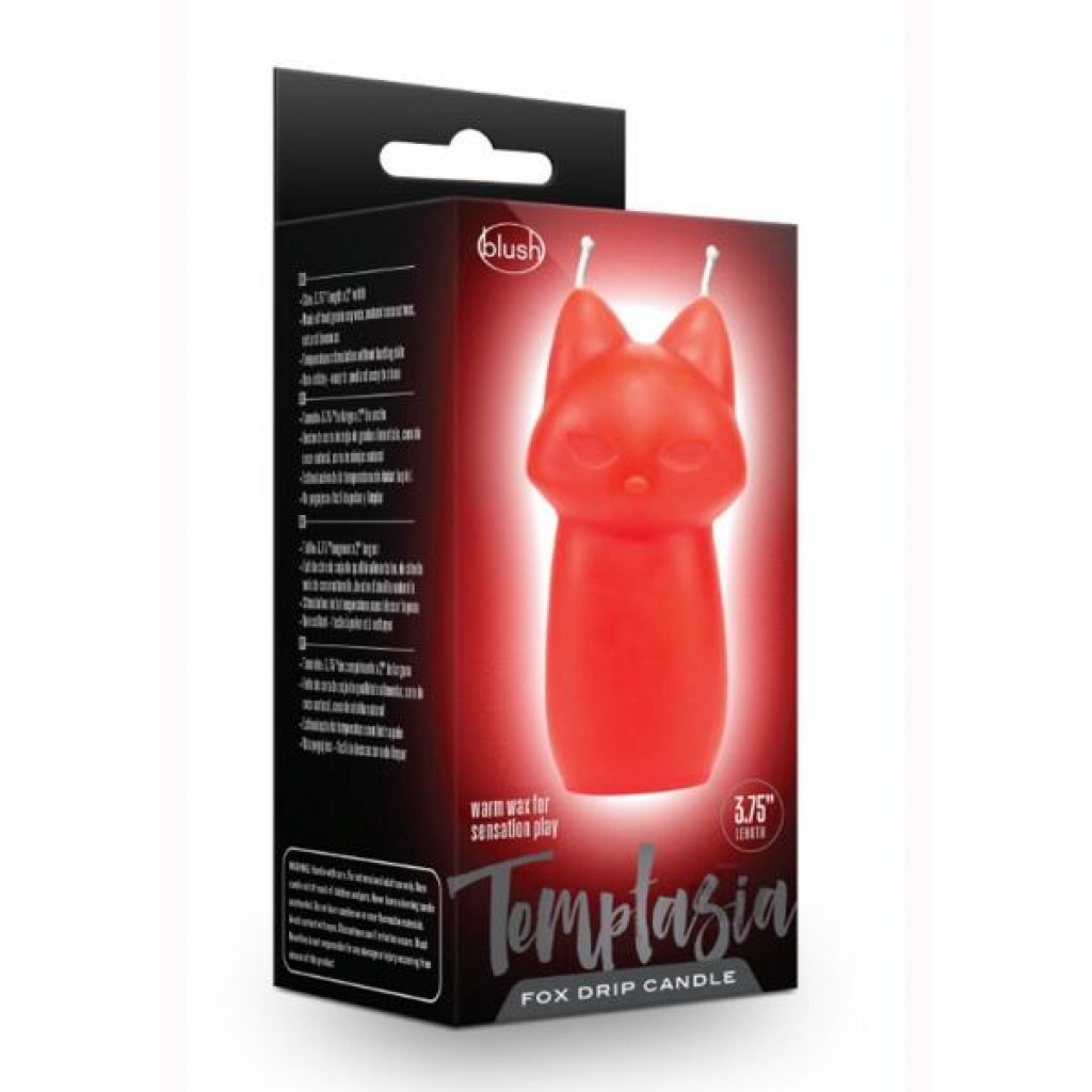 Temptasia Fox Drip Candle - Red