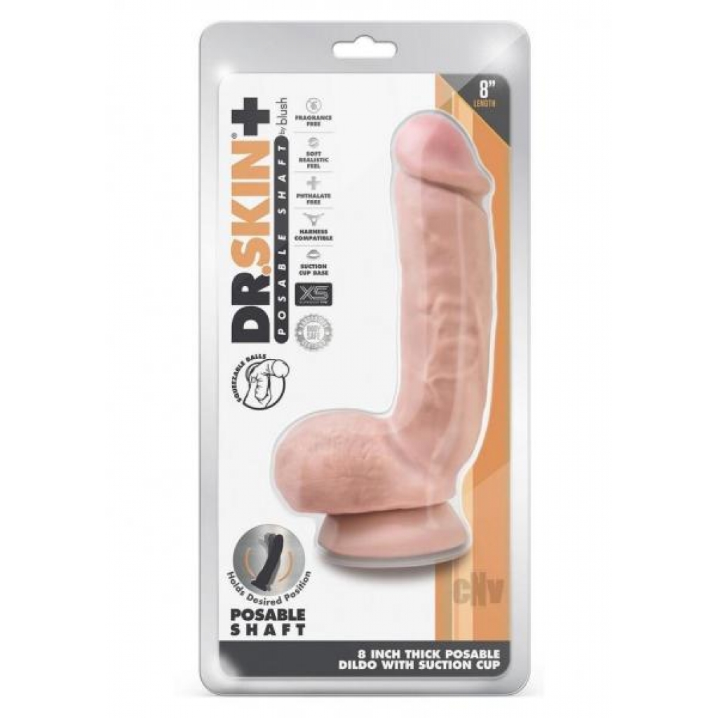 Dr. Skin Plus Thick Poseable Dildo