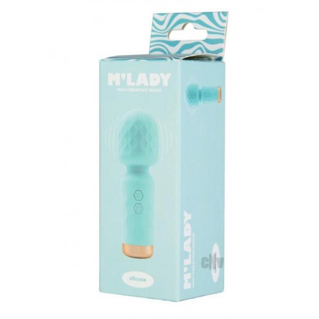 Mlady Mini Vibrating Wand Teal