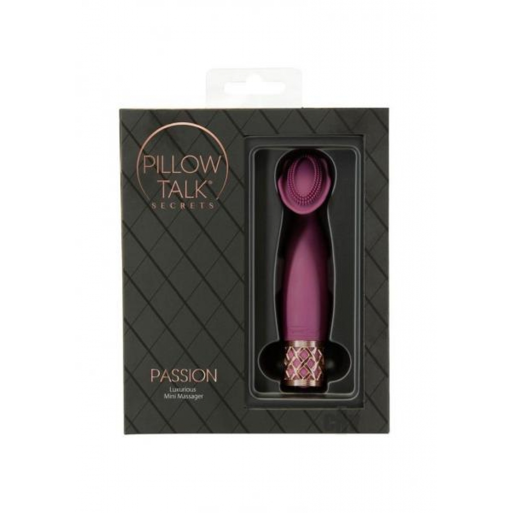 Pillow Talk Passion Massager - Wine