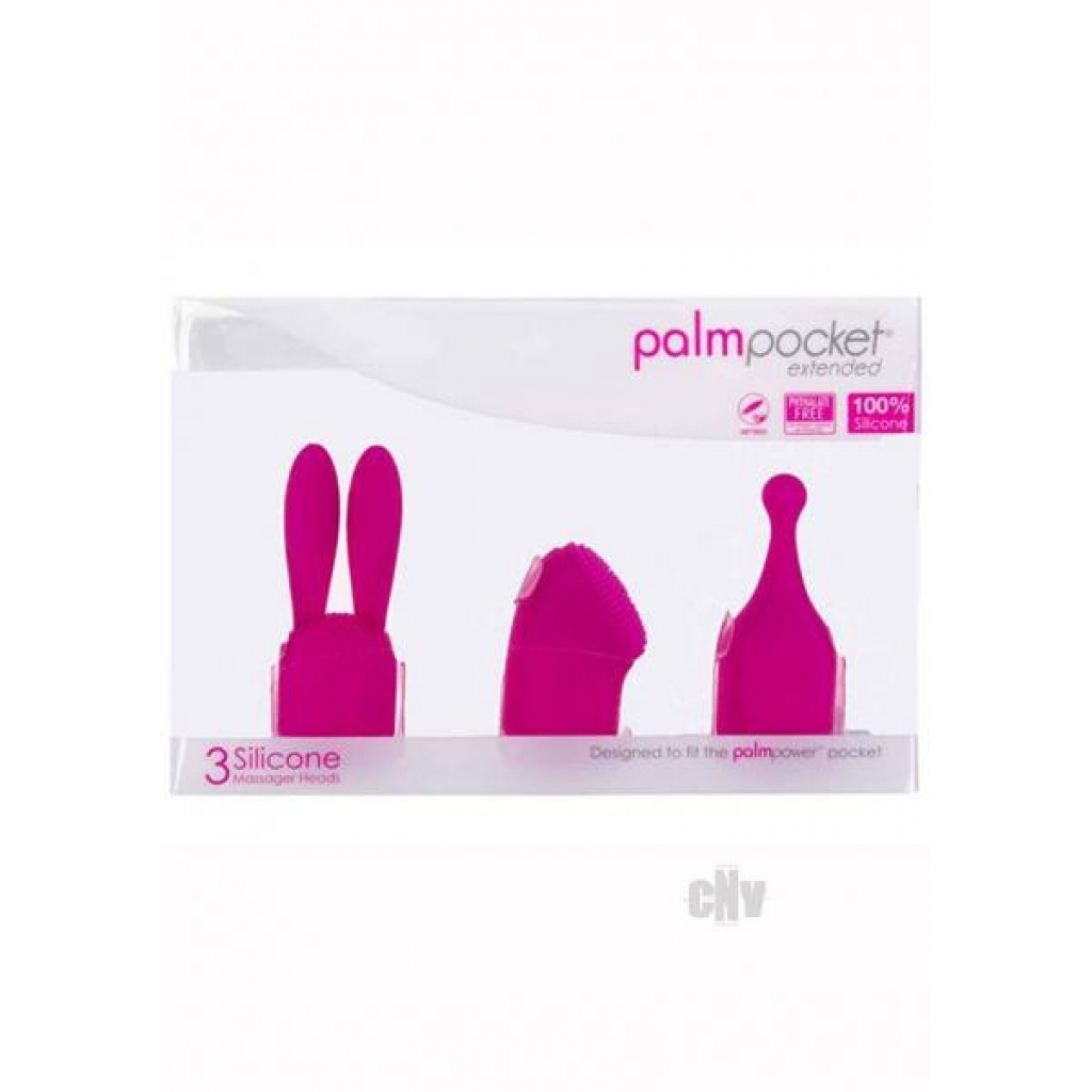 Palmpocket Extend - 3 Silicone Heads