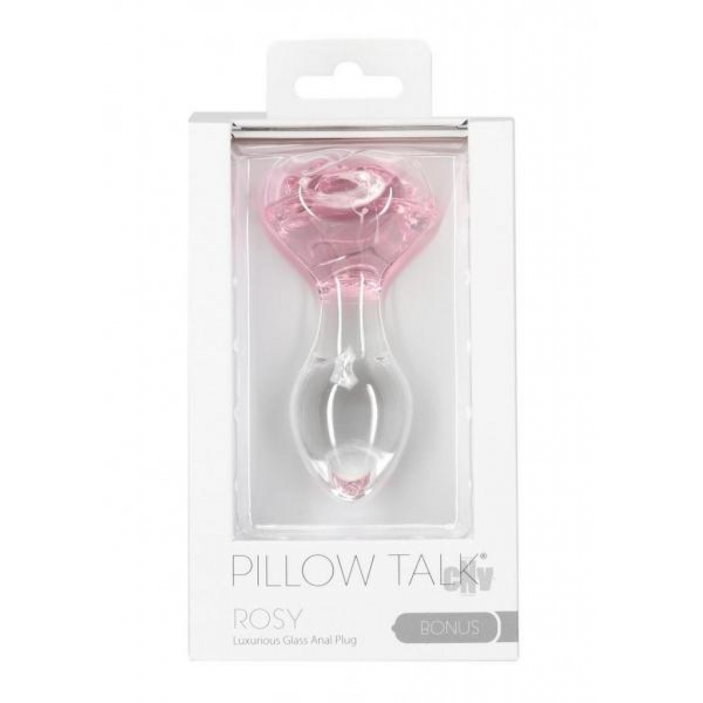 Pillow Talk Rosy - Luxurious Glass Anal Toy