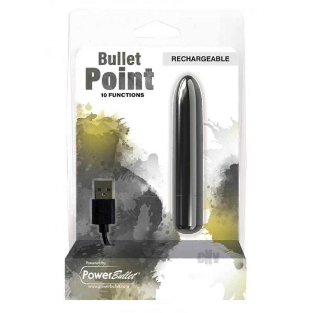 PowerBullet Bullet Point Vibrator - Black