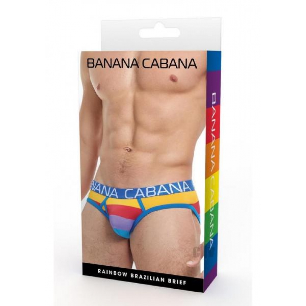 Banana Cabana Brief - Rainbow Md/Lg