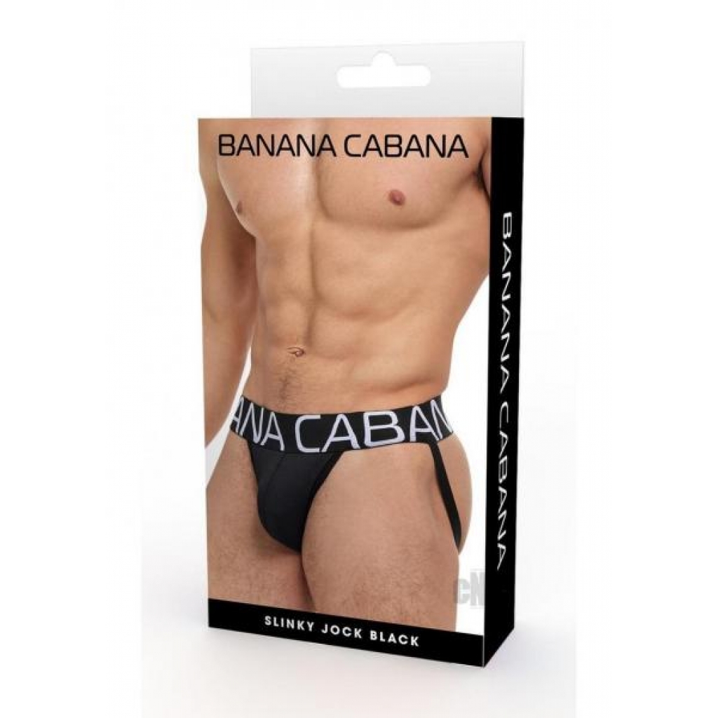 Banana Cabana Comfy Jockstrap - Black