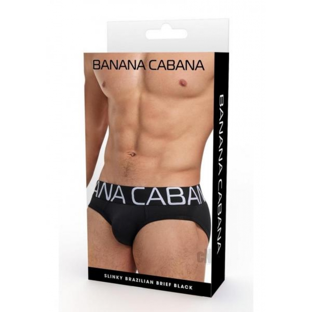 Banana Cabana Bikini Medium/Large - Black