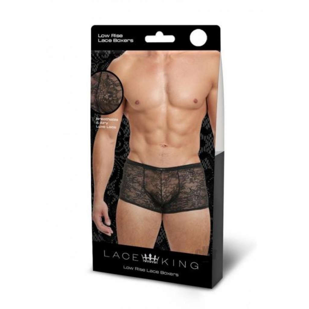 Lace King Lace Trunks M/l Blk