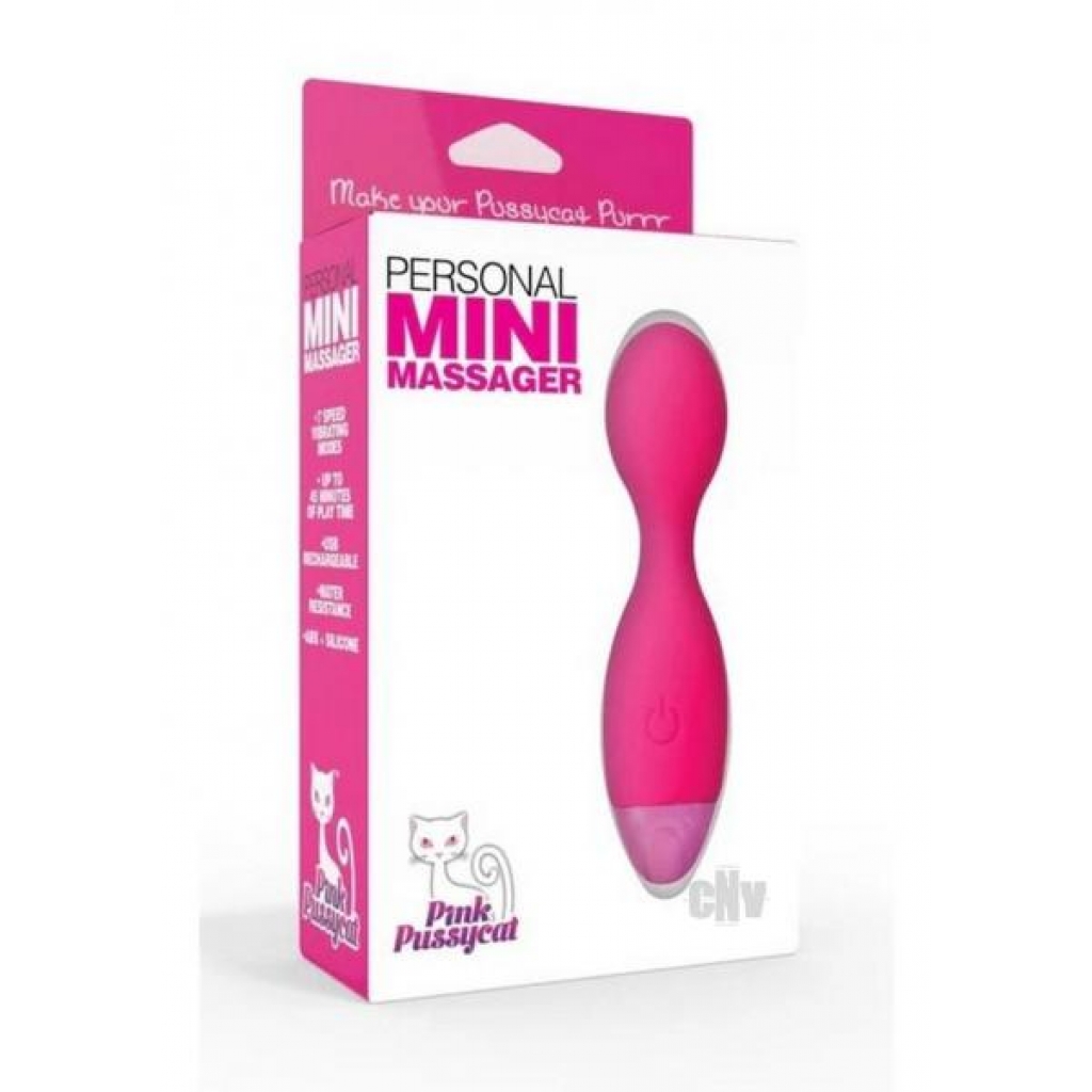 Pink Pussycat Vibrating Prsnl Mini Msgr