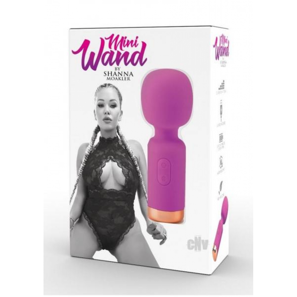 Shana Moakler Mini Wand - Portable Purple Vibrator