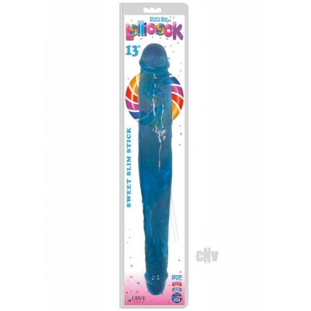 Lollicock Double-Sided Dildo (Sweet Slim Stick, Berry)