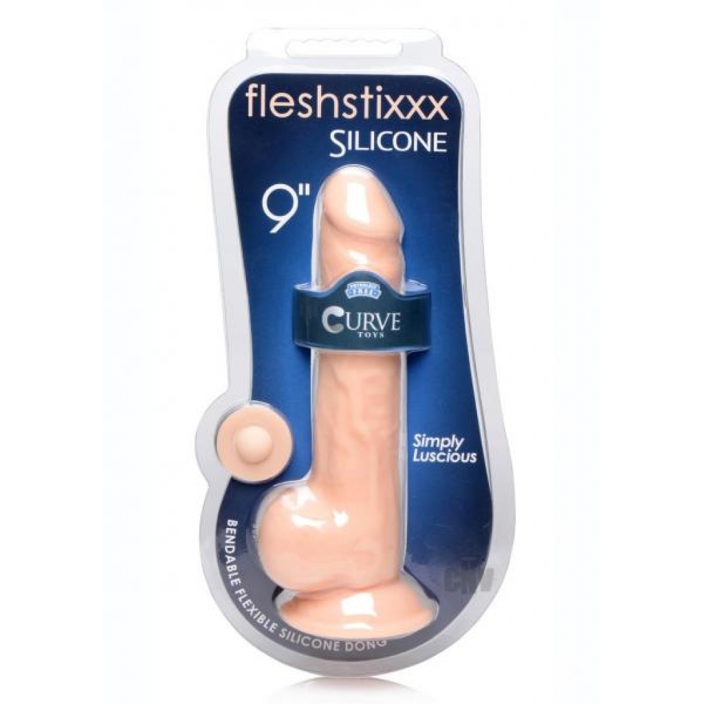 Fleshstixxx Silicone Dong with Balls