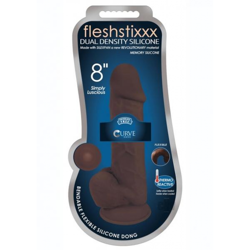 Fleshstixxx Dual Dense W/balls 8 Choco