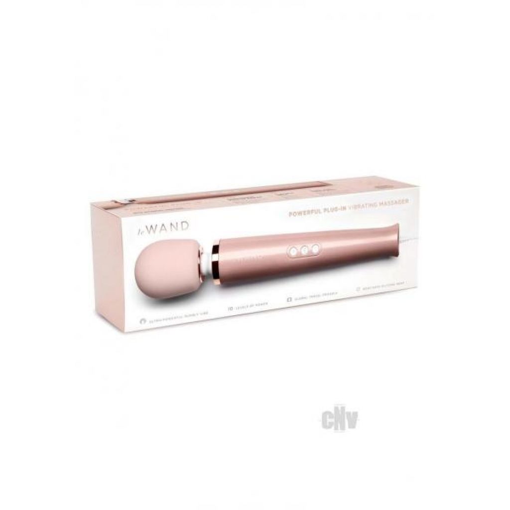 Le Wand Plugin Vibrator in Rose Gold