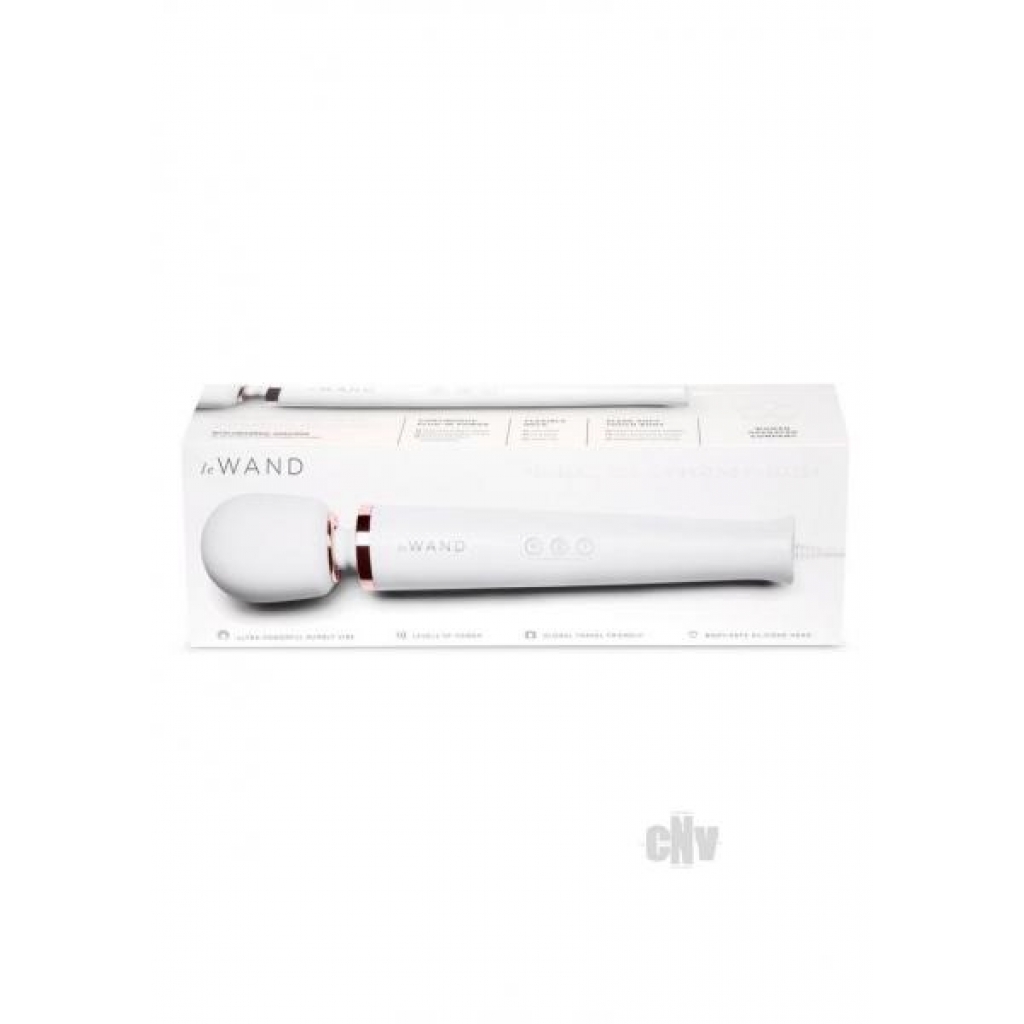 Le Wand Plugin Massager - Elegant Sky White Design