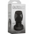 Platinum Silicone The Stretch Silicone Anal Plug Medium - Black