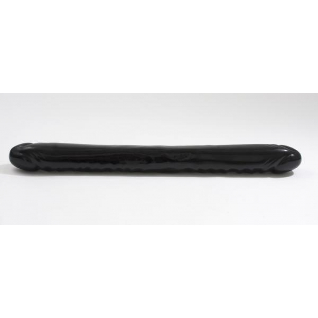 Double Header Veined Dong 18 Inch Black