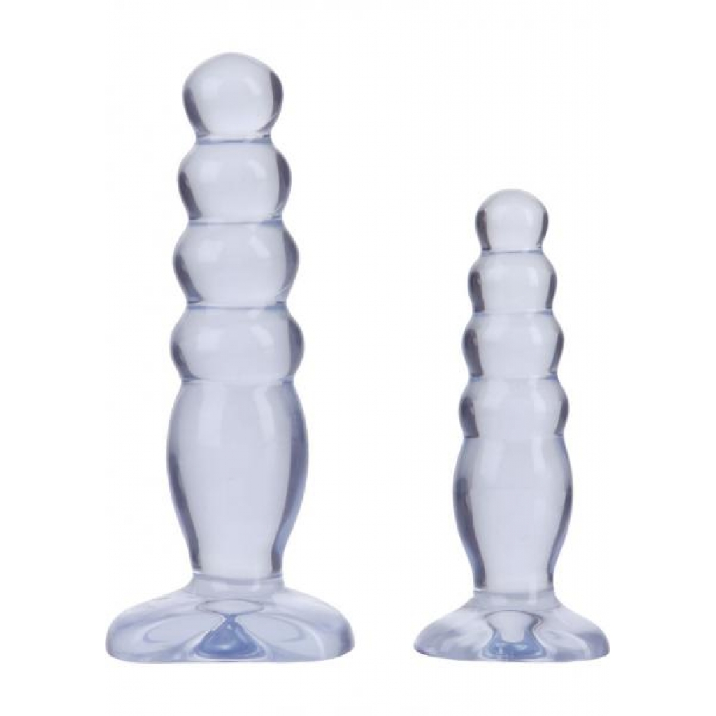 Crystal Jellies Anal Delight Trainer Kit - Clear