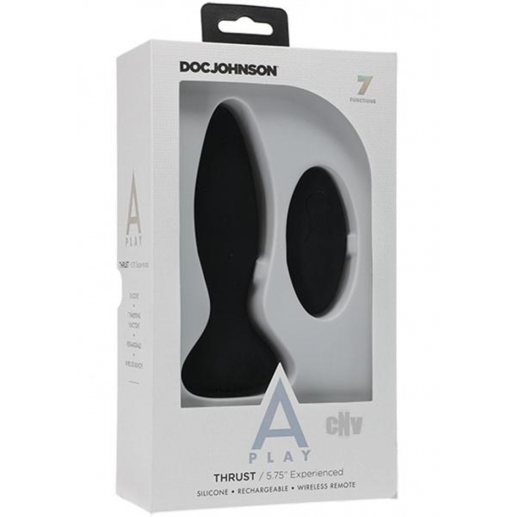 A-Play Thrust Experi Plug with Remote Control - Black