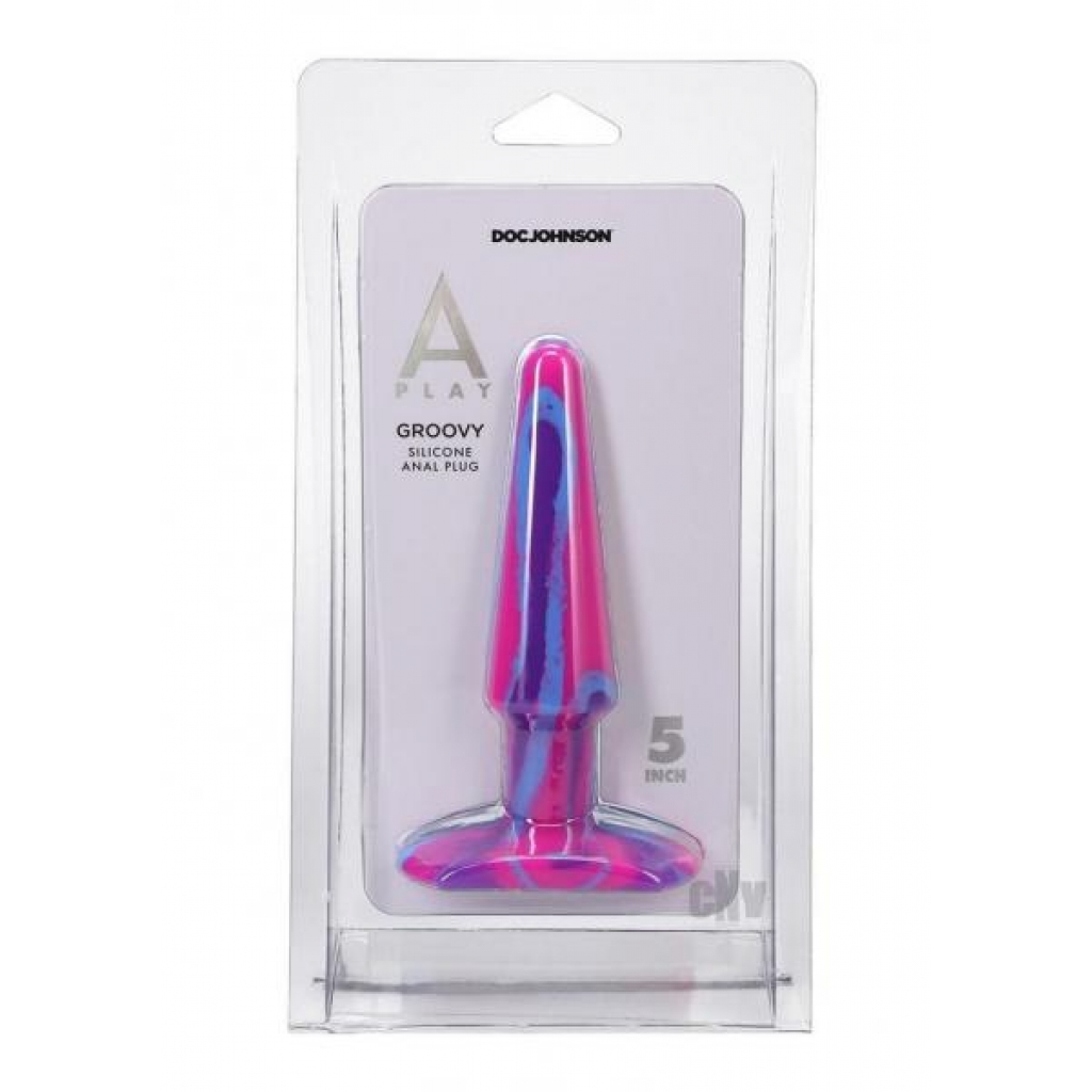 A-Play Groovy Anal Plug - 5 Inches - Fuchsia