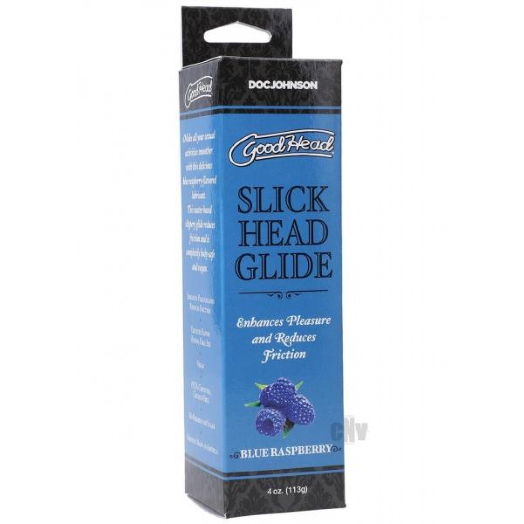 Goodhead Slick Head Lubricant - Blue Raspberry 4 oz