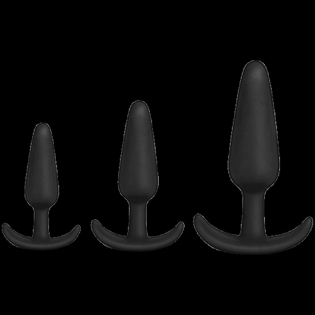 Mood Naughty 1 Trainer 3 Plugs Set - Black