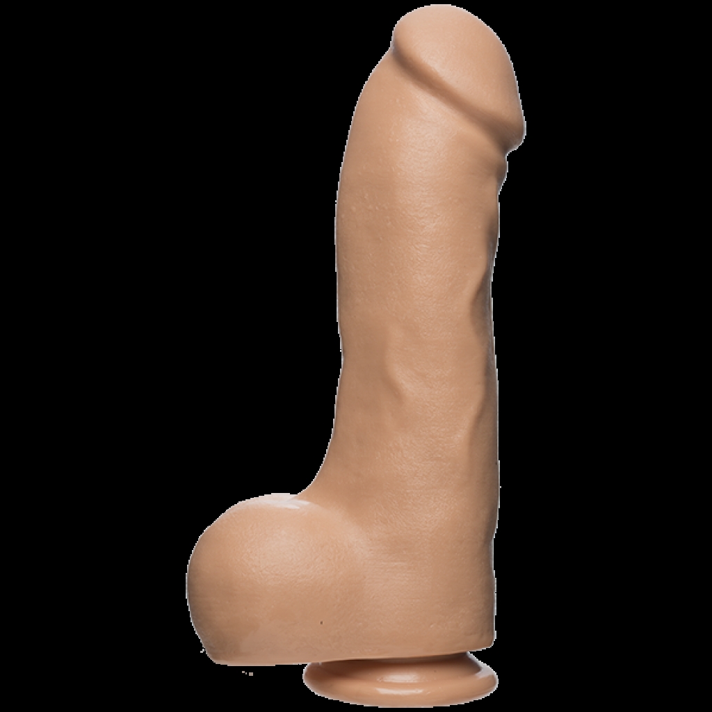 The Master D 12 inches Dildo with Balls - Firmskyn Beige