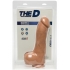 The Master D 12 inches Dildo with Balls - Firmskyn Beige