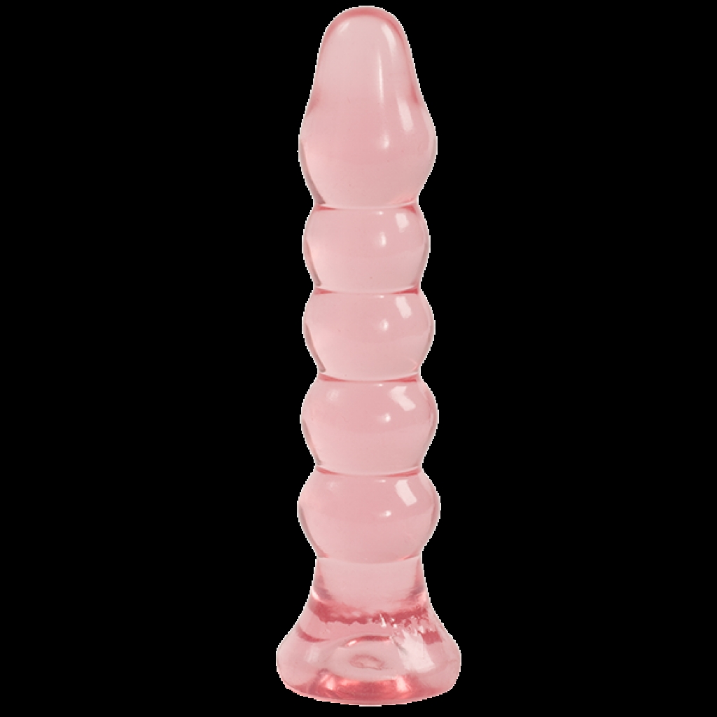 Crystal Jellie Bumps Dildo - Pink