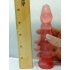 Crystal Jellie Bumps Dildo - Pink