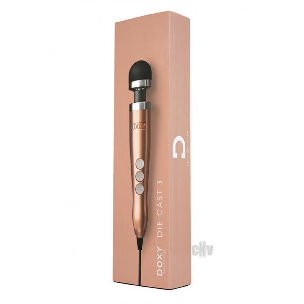 Doxy Number 3 - Rose Gold Magic Wand Vibrator