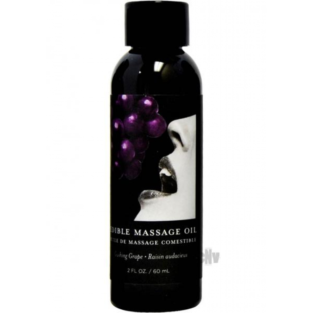 Earthly Body Edible Massage Oil Grape