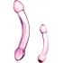 Artisan Purple Glass Double-Ended Dildo