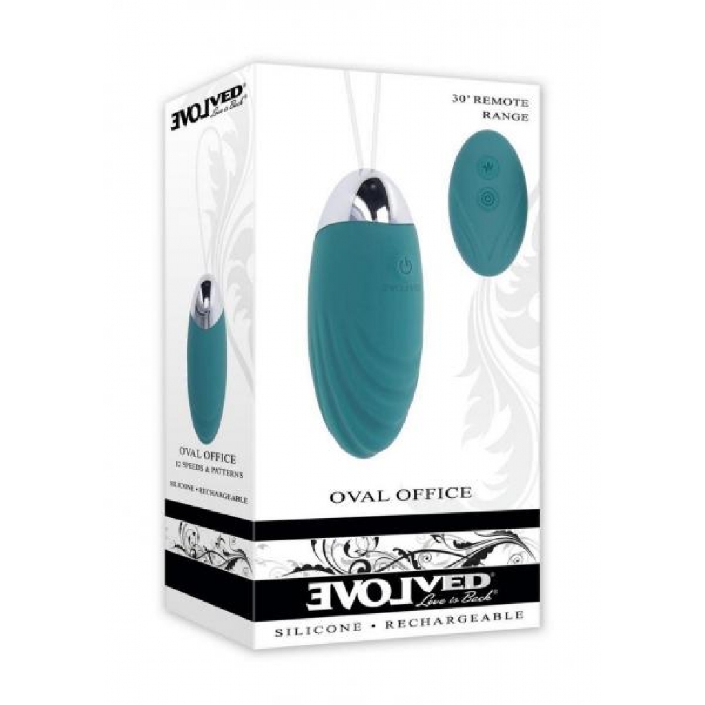 Powerful Remote-Controlled Oval Vibrator