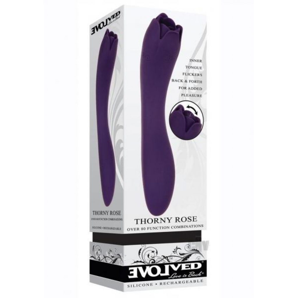 Thorny Rose Purple Massager