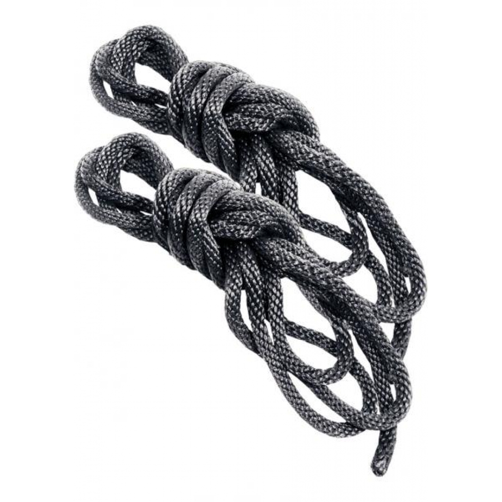 Sex and Mischief Silky Rope Kit - Black