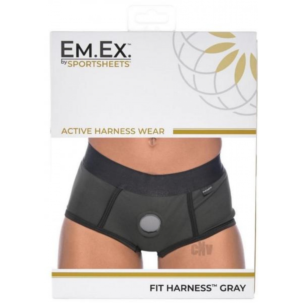 Em Ex Fit Harness Large Gray